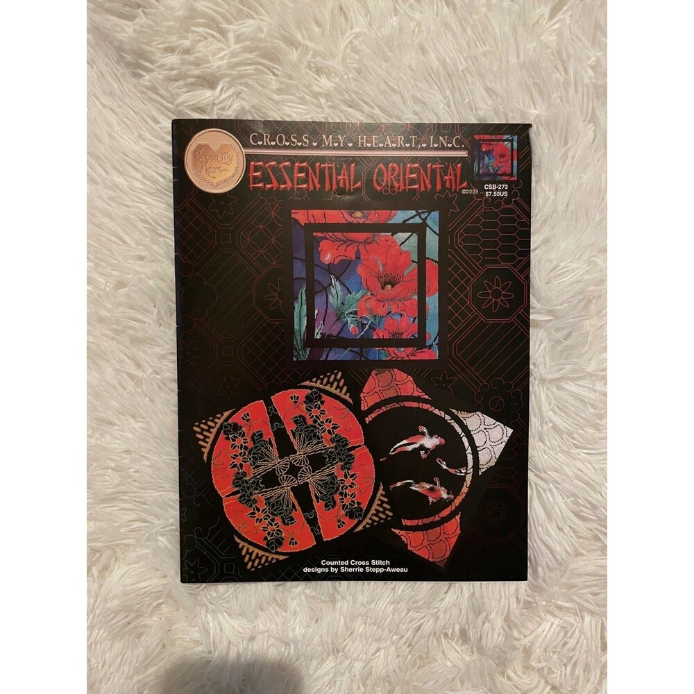 Essential Oriental Cross My Heart CSB-273 Stepp-Aweau Cross Stitch Pattern Book